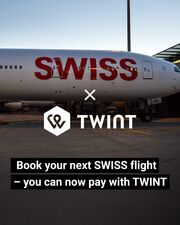 TWINT und SWISS sind gemeinsam abflugbereit