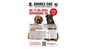 Double CAC der Briards und Beaucerons am 17. Mai in Rifferswil